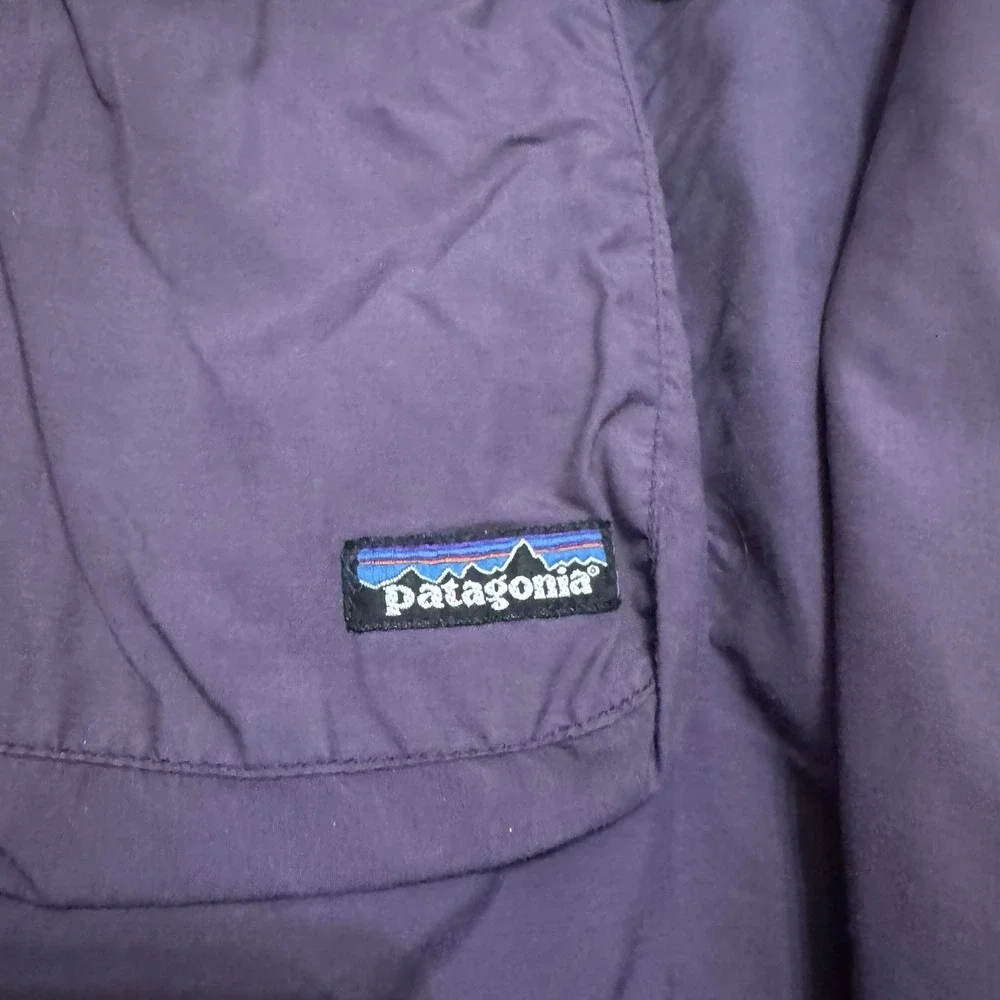Vintage Patagonia SST Jacket Mens XL Purple Anorak Pullover Skanorak Fly Fishing
